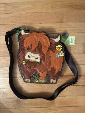 BRAND NEW! Chala HighlandCow cross body bag
